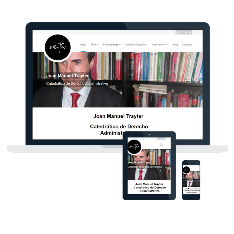Página web Joan Manuel Trayter