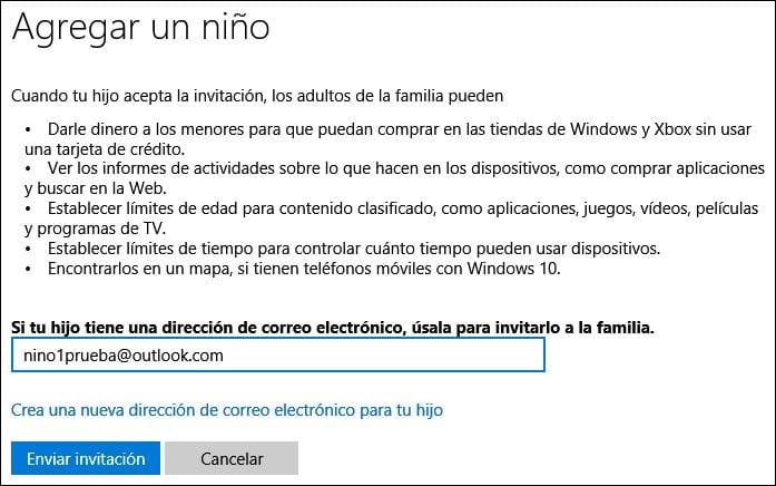 MICROSOFT CONTROL PARENTAL